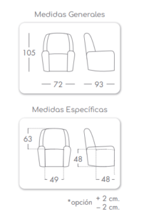 medidas lola butaca