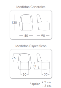 medidas mega butaca